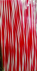STRAWS DUEL COLOR RED/WHITE - 1809 - 00104
