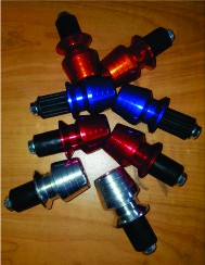 BAR ENDS ORANGE / BLUE / RED / SILVER - 1909-00156